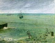 James Abbott McNeil Whistler Symphony in Grey and Green Sweden oil painting reproduction